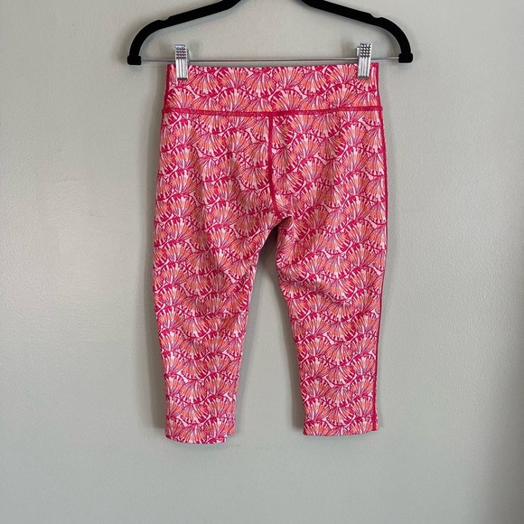 Vineyard Vines Leggings Womens M Performance Shell Print Yoga Activewear Pink - Picture 2 of 7